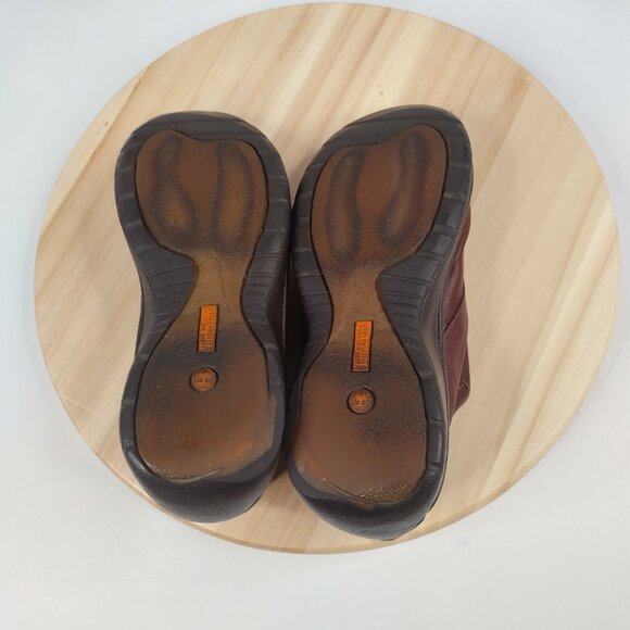 Timberland Oxford Split Toe Lace Up Brown Leather Comfort Shoes Men US 8M - Picture 7 of 10